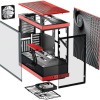 HYTE Y40 Gaming Midi Tower Κουτί Υπολογιστή με Πλαϊνό Παράθυρο Κόκκινο