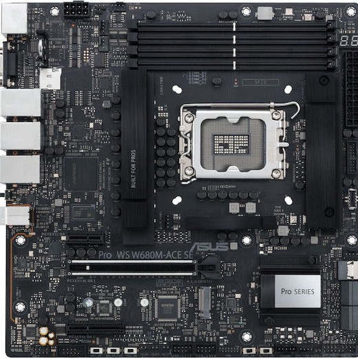 Asus Pro WS W680M-ACE SE Motherboard Micro ATX με Intel 1700 Socket