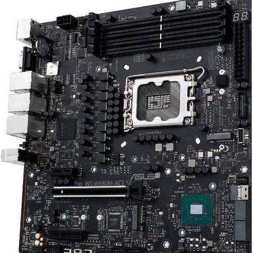 Asus Pro WS W680M-ACE SE Motherboard Micro ATX με Intel 1700 Socket
