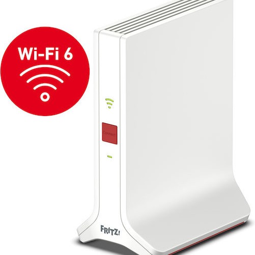 AVM Fritz!Repeater 3000 AX Mesh WiFi Extender Tri Band (2.4 & 5 & 5GHz) 3000Mbps με 2 Θύρες Gigabit Ethernet