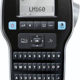 Dymo 160 Ηλεκτρονικός Ετικετογράφος Χειρός σε Μαύρο Χρώμα