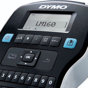 Dymo 160 Ηλεκτρονικός Ετικετογράφος Χειρός σε Μαύρο Χρώμα