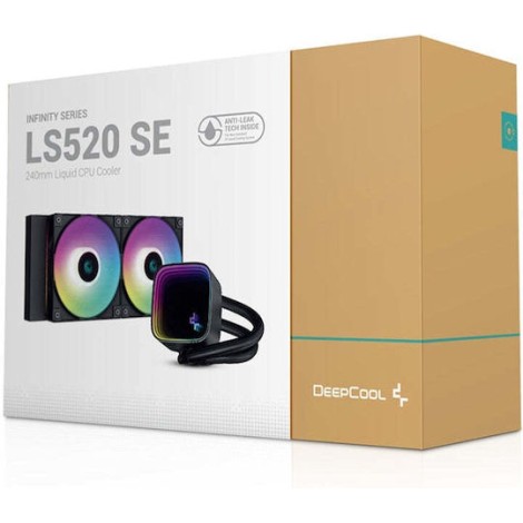 Deepcool LS520 SE Υδρόψυξη Επεξεργαστή Διπλού Ανεμιστήρα 120mm για Socket AM4/AM5/1700/1200/115x με RGB Φωτισμό