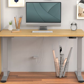 Digitus Σκελετός Επίπλου από Μέταλλο Κατάλληλος για Γραφείο Grey