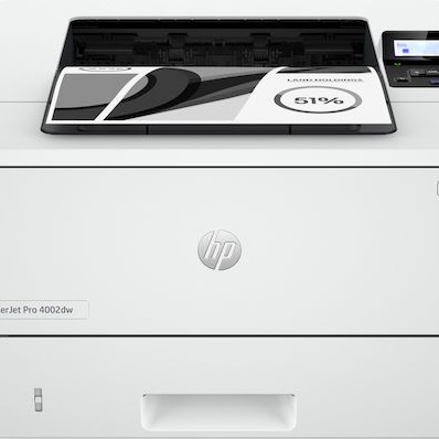 HP LaserJet Pro 4002dw Ασπρόμαυρος Εκτυπωτής με WiFi και Mobile Print 2Z606F