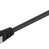 Goobay S/FTP Cat.6a Καλώδιο Δικτύου Ethernet 2m Μαύρο 1τμχ