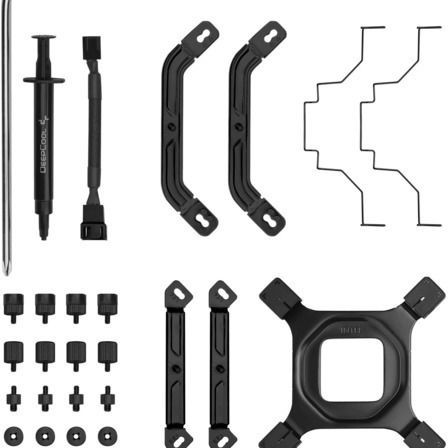 Deepcool AK500 Zero Dark Ψύκτρα Επεξεργαστή για Socket AM4/AM5/1200/115x/1700