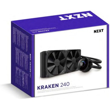 NZXT Kraken 240 Υδρόψυξη Επεξεργαστή Διπλού Ανεμιστήρα 120mm για Socket AM4/AM5/1700/1200/115x