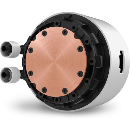 NZXT Kraken 240 Elite RGB Υδρόψυξη Επεξεργαστή Διπλού Ανεμιστήρα 120mm για Socket AM4/AM5/1700/1200 Λευκή