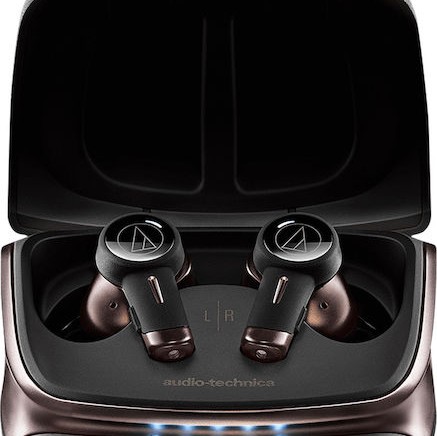 Audio Technica ATH-TWX9 In-ear Bluetooth Handsfree Ακουστικά με Αντοχή στον Ιδρώτα και Θήκη Φόρτισης Μαύρα