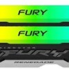 Kingston Fury Renegade RGB DDR5 32GB RAM με 2x16GB Modules και Ταχύτητα 7200 για Desktop