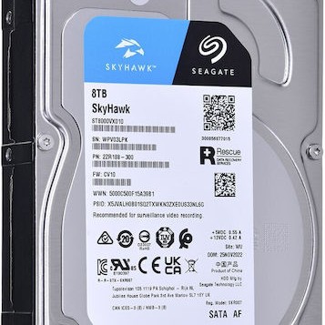 Seagate Skyhawk +Rescue 8TB HDD Σκληρός Δίσκος 3.5