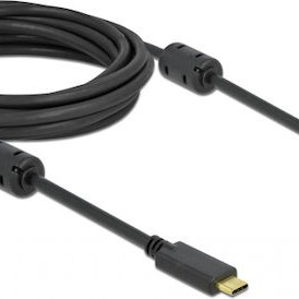 DeLock Cable HDMI male - USB-C male 5m Μαύρο