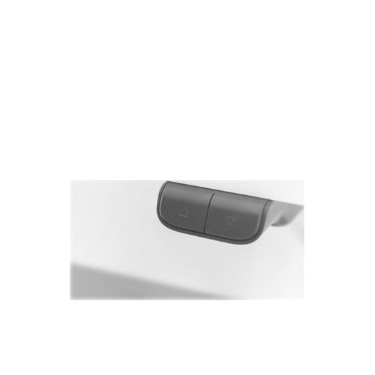 Ηλεκτρικό Γραφείο Ξύλινο White με Μεταλλικά Πόδια & Ρυθμιζόμενο Ύψος 120x60x73εκ.