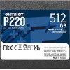 Patriot P220 SSD 512GB 2.5'' SATA III