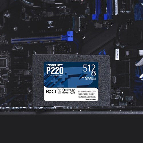Patriot P220 SSD 512GB 2.5'' SATA III