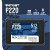 Patriot P220 SSD 512GB 2.5'' SATA III