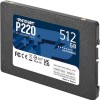 Patriot P220 SSD 512GB 2.5'' SATA III