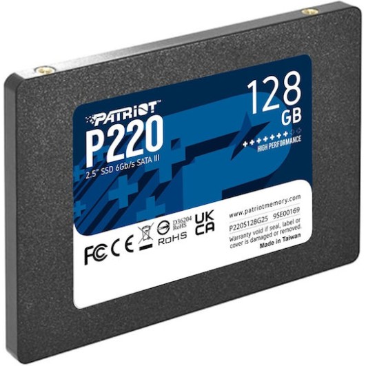 Patriot P220 SSD 128GB 2.5'' SATA III