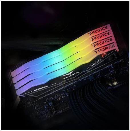 TeamGroup T-Force Delta RGB DDR5 32GB RAM με 2x16GB Modules και Ταχύτητα 7800 για Desktop