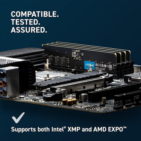 Crucial DDR5 με Module 1x16GB και Ταχύτητα 5600 για Desktop