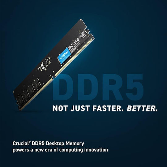 Crucial DDR5 με Module 1x16GB και Ταχύτητα 5600 για Desktop