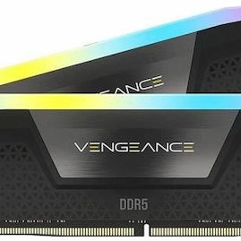 Corsair Vengeance RGB DDR5 32GB RAM με 2x16GB Modules και Ταχύτητα 6400 για Desktop