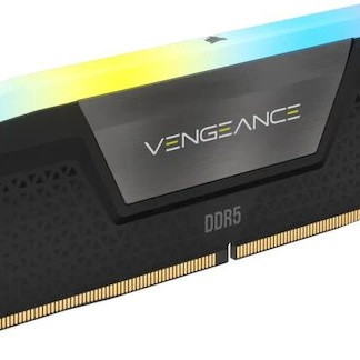 Corsair Vengeance RGB DDR5 32GB RAM με 2x16GB Modules και Ταχύτητα 6400 για Desktop