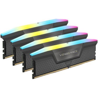 Corsair Vengeance RGB DDR5 64GB RAM με 4x16GB Modules και Ταχύτητα 5600 για Desktop