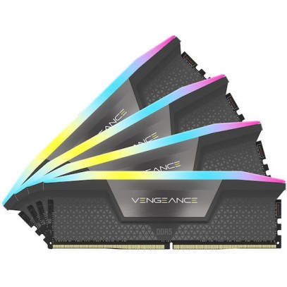 Corsair Vengeance RGB DDR5 64GB RAM με 4x16GB Modules και Ταχύτητα 5600 για Desktop