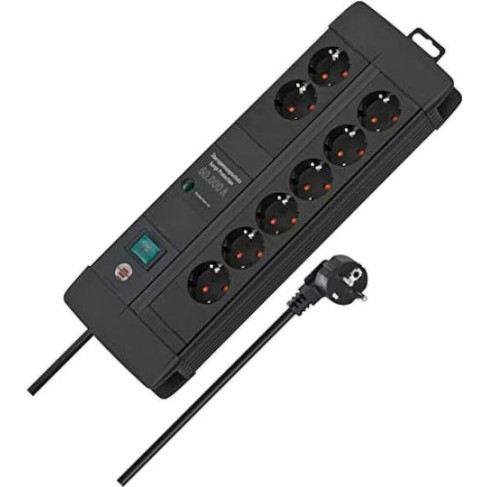 Brennenstuhl Premium-line Duo Πολύπριζο Aσφαλείας 8 Θέσεων με Καλώδιο 3m