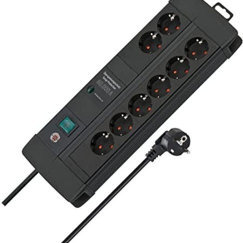 Brennenstuhl Premium-line Duo Πολύπριζο Aσφαλείας 8 Θέσεων με Καλώδιο 3m