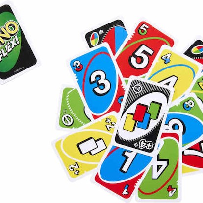 Επιτραπέζιο Παιχνίδι Uno Flex για 2-8 Παίκτες 7+ Ετών (EN) Mattel