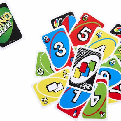 Επιτραπέζιο Παιχνίδι Uno Flex για 2-8 Παίκτες 7+ Ετών (EN) Mattel