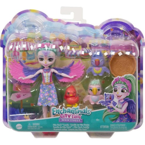Mattel Παιχνίδι Μινιατούρα Enchantimals City Tails για 4+ Ετών