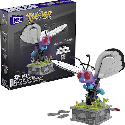 Mega Bloks Τουβλάκια Pokémon Butterfree για 12+ Ετών 582τμχ