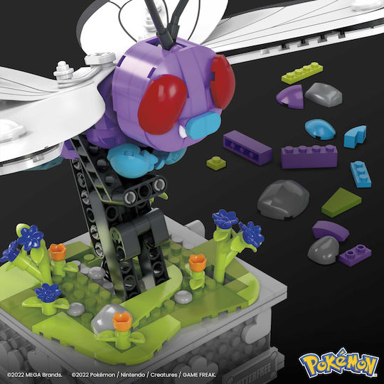 Mega Bloks Τουβλάκια Pokémon Butterfree για 12+ Ετών 582τμχ