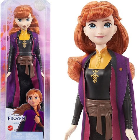 Mattel Anna Κούκλα Frozen Frozen - Anna (Black Dress) για 3+ Ετών