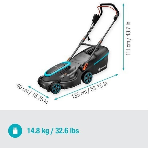 Gardena Power Max 37/1800 G2 Μηχανή Γκαζόν Ηλεκτρική 1800W