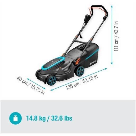 Gardena Power Max 37/1800 G2 Μηχανή Γκαζόν Ηλεκτρική 1800W