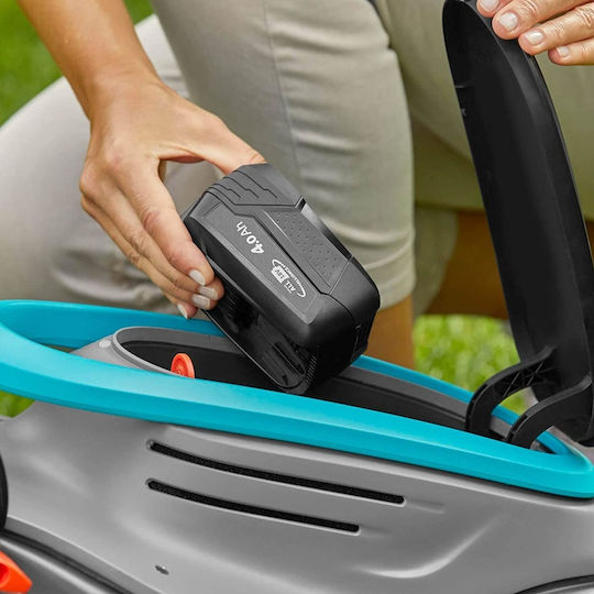 Gardena Powermax 32/18v P4A Μηχανή Γκαζόν Μπαταρίας 18V Solo