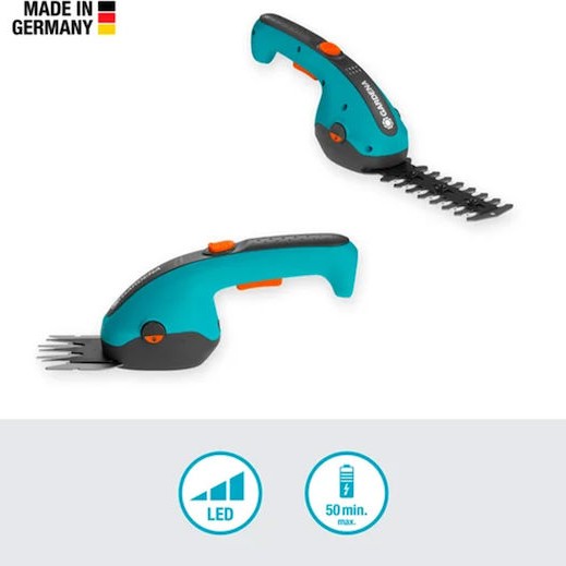 Gardena Classiccut Li Μπορντουροψάλιδο Μπαταρίας 3.6V με Μήκος Λάμας 12cm