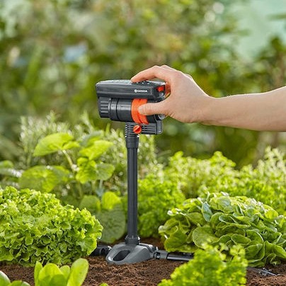 Gardena Micro-drip-system Extension Pipe Square Sprinkler Os 90 Σκούρο Γκρι 2 Τεμάχια 20 Cm Μοντέλο 2023