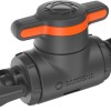 Gardena 13207-20 Σύνδεσμος Σωλήνων Ποτίσματος με Διακόπτη 3τμχ Πορτοκαλί