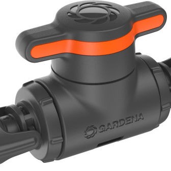 Gardena 13207-20 Σύνδεσμος Σωλήνων Ποτίσματος με Διακόπτη 3τμχ Πορτοκαλί