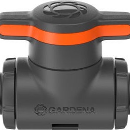 Gardena 13207-20 Σύνδεσμος Σωλήνων Ποτίσματος με Διακόπτη 3τμχ Πορτοκαλί