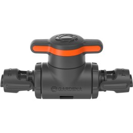 Gardena 13207-20 Σύνδεσμος Σωλήνων Ποτίσματος με Διακόπτη 3τμχ Πορτοκαλί