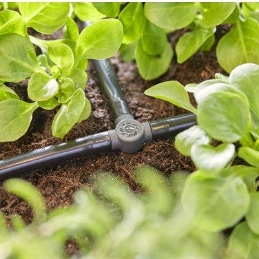 Gardena 13211-20 Σύνδεσμος Σωλήνων Ποτίσματος 4.6mm 10τμχ Μαύρο