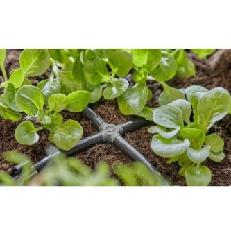 Gardena 13214-20 Σύνδεσμος Σωλήνων Ποτίσματος 4.6x4.6x4.6mm