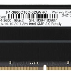 G.Skill Ripjaws V DDR4 32GB RAM με 2x16GB Modules και Ταχύτητα 3600 για Desktop